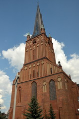 Fototapeta na wymiar Jakobikirche in Stettin, heute Szczecin