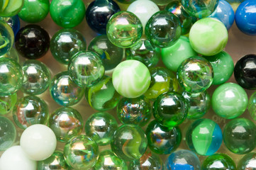 Fototapeta na wymiar Wonderful glass balls