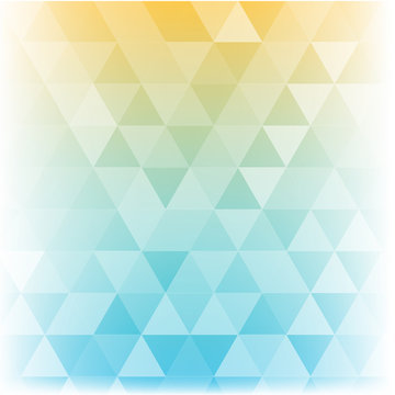 geometric polygon abstract background of sunshine pastel
