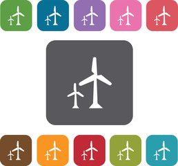 Ecology Icons set. Illustration eps10