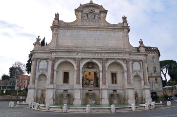 Fototapeta premium Fontana dell' Acqua Paola, dedicated to Pope Paulus V, Rome