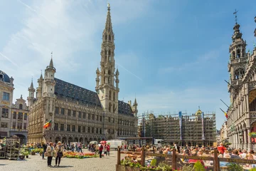 Fototapete Brüssel Grand Place in Brussels, Belgium