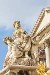 Fototapeta na wymiar Sculpture at Versailles Palace in Paris, France