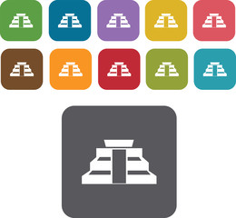 House Building Icons Set. Illustration eps10