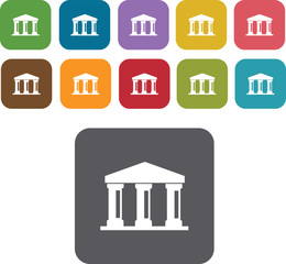 House Building Icons Set. Illustration eps10