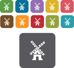 House Building Icons Set. Illustration eps10