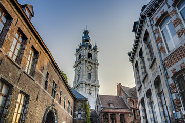 Fototapeta premium Belfry of Mons in Belgium.