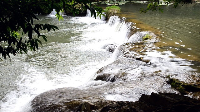 Waterfalll at Num Tok Chet Sao Noi National Park, Thailand 