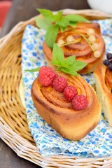 Delicious buns with fun curls