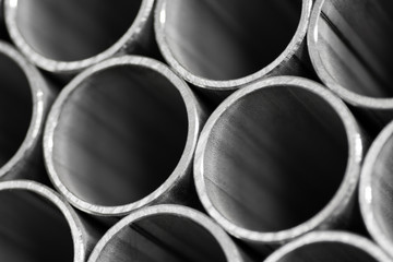 abstract background  of metal pipe