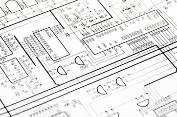 Detailed technical drawing