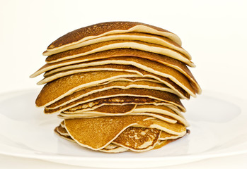 Deliciosos pancakes apilados