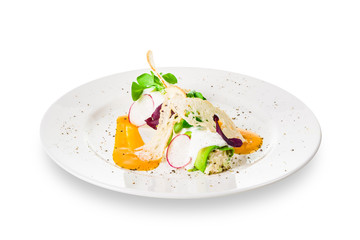 Meat salad with vegetables