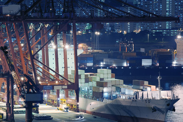 Container Port in Hong Kong