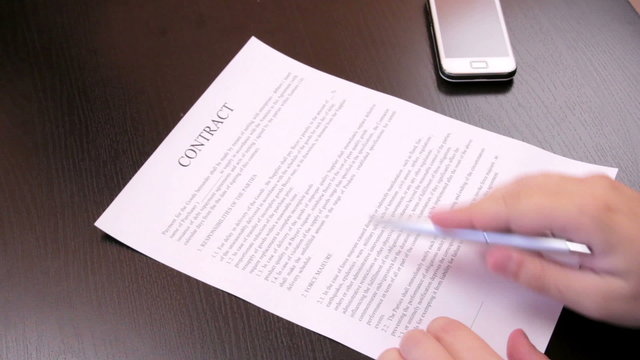 Conclusion of a contract