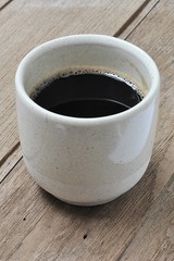 Cup of coffee.