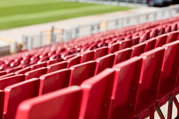 Seats at stadium