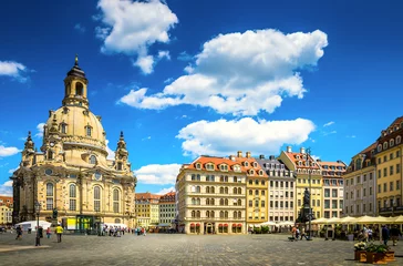 Kussenhoes The ancient city of Dresden, Germany. © seqoya