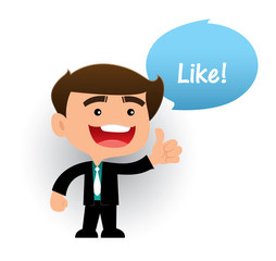 business man cartoon