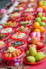 Food plates prepared for the believers
