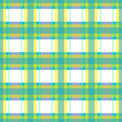 Seamless retro checkered plaid pattern background
