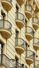 Fachada de un edificio en Barcelona