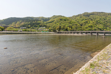 landscape of Togetsukyo Bridge