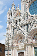 Buildings and streets of Siena