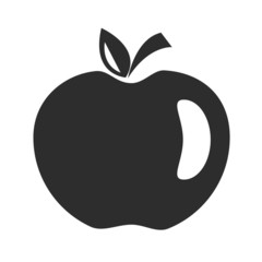 Vector Apple Black Icon