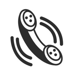 Telephone Black Icon