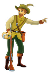 Fairytale cartoon character - illustration