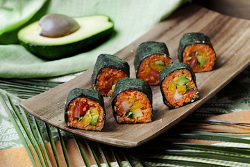 raw food rolls