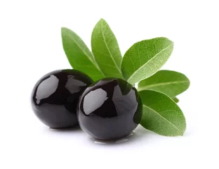 Fototapeten Black olives © Dionisvera