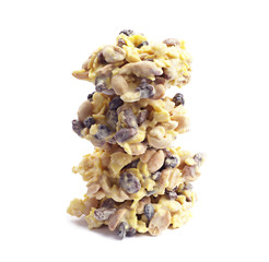 Cookies with nuts and white chocolate
