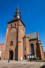 Fototapeta na wymiar St.Maria's Church in Ystad, Sweden.