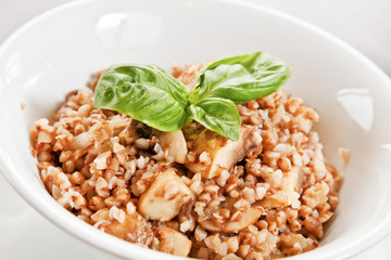Boiled buckwheat