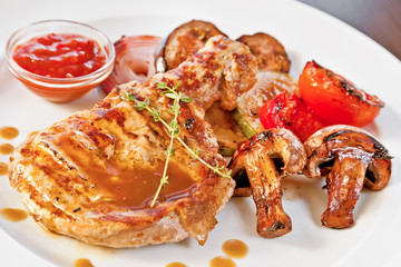 Grilled chicken