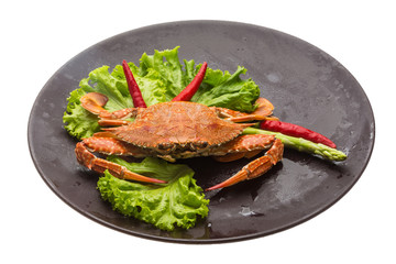 Boiled crab