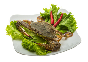 Raw crab