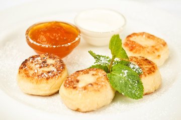 Cottage cheese pancakes