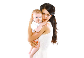 Mother and little baby