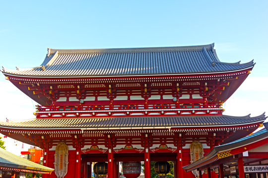 Pavilion in Senso-Ji Temple in Asakusa Tokyo, Japan