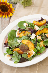 Grilled Peach and Mozzarella Salad