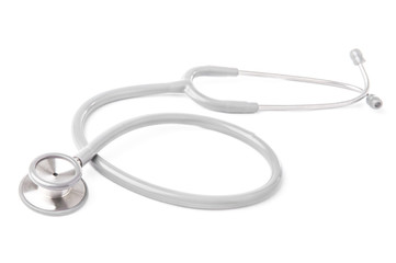 Stethoscope on white background