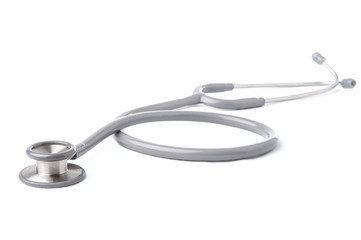 Stethoscope on white background