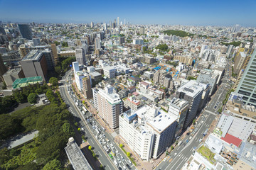 ［東京都市風景］　春日町より池袋方面を見下ろす-029