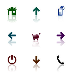 colorful vector icon set