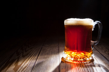 Mug of dark beer