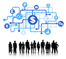 Silhouette of Global Business Determination