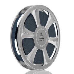 Obraz premium Old motion picture film reel
